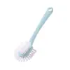 Cepillo de zapatos de cinco lados, cepillo circular de doble cara para limpiar sin puntos ciegos, cepillo de plástico para limpieza de zapatos de baño con cerdas duras para el hogar