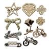 Gravata Borboleta Pequena Perfumada Galvanizada Flor Coração de Pêssego Bicicleta DIY Acessórios de Plástico Adorno de Cabeça Presilha de Cabelo Capinha de Celular Acessórios Fivela de Sapato