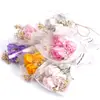 Ramo de Rosas, Flores Secas de Gypsophila, Flores Artificiales, Pequeños Recuerdos de Boda, Flores Eternas de Cumpleaños, Flores Hechas a Mano Personalizadas