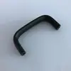 Manija de aleación de aluminio negro LS516-75, manija metálica en forma de U, manija para puerta de gabinete