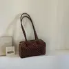 Nova Bolsa Melard Estilo Coreano 2026 para Axila, camurça fosca retrô outono/inverno, bolsa baguette de ombro único de alta qualidade