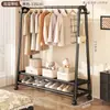 Perchero de pie para viviendas de alquiler, perchero de balcón engrosado, perchero simple multifuncional para dormitorio interior