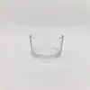 Portavelas Aromaterapia de Vidrio Casual, Taza Baja para Velas, Taza Redonda para Cera, Recipiente para Piedras Difusoras DIY, Maceta para Suculentas