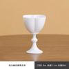 Esmalte Branco Pé Alto Pétala Master Cup Xícara de Chá Pé Alto Deusa Cup Liso Elegante Branco Puro Copo Único Artesanal Pé Alto Cup Novo Estilo Chinês