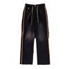 Jeans finos de primavera marca de moda masculina renda all-match calças retas calças largas casuais retrô americanas