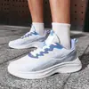Zapatos de punto de malla extra grandes transfronterizos para hombre, nuevos zapatos deportivos casuales de moda para todas las estaciones, zapatillas de running de malla hueca transpirables
