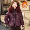 Moda de Invierno para Mamás Transfronterizas Chaqueta de Algodón Estilo Chino Nuevo de Mediana Edad Tendencia Nacional 2026 Tallas Grandes Engrosada Cálida Versátil Chaqueta de Algodón
