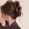 Nuevo clip de tiburón 2026 para otoño e invierno, pinza para el cabello de gran tamaño de alta gama para mujeres con cabello abundante, con diseño de lazo