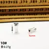 Xizang Plata Estilo Retro Barril Recto Cuentas DIY Accesorios para Joyería Hecha a Mano Pulsera Collar Cuentas de Agujero Grande Accesorios Metabo