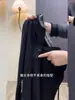 Sudadera con Capucha y Media Cremallera Falsa de Dos Piezas para Mujer Nueva Talla Grande Adelgazante para Gorditas Look de Capa Base Hombro Derecho Superior A9165