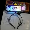 Suporte de Vara para Show de Zhang Jie Adereços de Torcida Marca de Cristal Bastão Luminoso Faixa de Cabeça Luminosa Faixa de Cabeça com Flash Pulseira