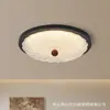 Lámpara de Techo para Dormitorio Estilo Retro Francés de Mediados de Siglo Color Crema Luz LED de Habitación Minimalista Moderna Espectro Completo Protección Ocular