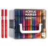 Marcadores acrílicos lavables, multicolor, opacos, apilables, para pintura artística estudiantil y graffiti, al por mayor desde el fabricante
