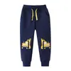 Dropshipping Calças de Moletom Infantis, Roupas Infantis, Novas Calças Compridas Infantis de Primavera e Outono, Calças de Moletom Casuais Infantis Europeias e Americanas Atacado