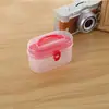Caja de almacenamiento de plástico transfronteriza, transparente, compartimentos desmontables, estuche de maquillaje, caja para accesorios del cabello y joyas pequeñas, caja de costura, se puede imprimir con logo