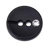 Metal dois olhos ponto diamante all-match fivela costurada à mão botão formal usar decote casaco punho camisa suéter Chanel estilo botão