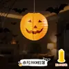 Decoración de Halloween Linterna de Calabaza Adorno Colgante Luces Bola de Panal Arreglo de Escena Bar Centro Comercial Linterna Fantasma Atrezo