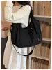 Estilo Coreano Estilo Preguiçoso para o Trabalho Bolsa de Bolinho Moda Feminina Bolsa Transversal Grande Capacidade Tecido de Nylon Alta Aparência Bolsa de Ombro Fashion