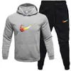 Nuevo Conjunto de Sudadera y Pantalones Deportivos para Hombre Primavera y Otoño 2024 Conjunto Holgado de Moda Juvenil Sudadera Pantalones Casuales Conjunto de Dos Piezas