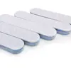 Venta al por mayor de fábrica Mini Lima de Uñas Gris y Blanca Doble Cara Moldeadora Desechable Corta Lima Manicura Tira Pequeña Frotadora Tira de Lijado 9cm