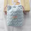 Nueva Bolsa de Almacenamiento Simple de Algodón Acolchado, Bolsa Portátil con Cordón, Bolsa de Almacenamiento para Cámara Anti-Caídas y Anti-Rayaduras, Bolsa Pequeña para Artículos de Tocador