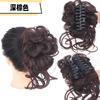 Mosquetón de agarre Cabezal de bola Hembra Celebridad de Internet Cráneo Alto Barba de Dragón Hija Brote de Flor Moño de Pelo Bolsa de Pelo Cabello Artificial Nuevo Chinoiserie Brote de Pelo