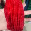 3 # Cuentas Sueltas de Cristal de Giro Hilo de Algodón Colorido Cuentas de Bola Facetadas Accesorios para Hacer Joyería DIY Zapatos Ropa