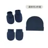 Conjunto de Gorro y Guantes para Bebé Unisex Manoplas Gorro de Algodón para Bebé Guantes Gorro Gorro de Hospital