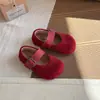 Sapatos Femininos Ins Retro Francês Pequenos Sapatos Outono Crianças Meninas Cor Pura Sapatos Princesa Solado Macio Sapatos Birkenstock