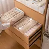 Caja de almacenamiento para ropa interior, separador de cajones para panties y calcetines, organizador de ropa íntima y sujetadores para niños, caja con divisiones de tela para armario