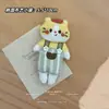 Broche de tela estilo coreano con dibujos animados de pingüino lindo y cordero, accesorio para el cabello hecho a mano para niños, decoración para ropa y bufandas