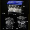 Caja de Incubación Neumática Doble Capa Cubo Pequeño Incorporado Caja para Peces Red de Aislamiento Filtro Colgante Caja Madre para Puesta de Huevos de Peces Cría Caja Madre e Hijo