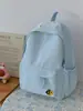 Mochila fresca y sencilla estilo bosque para mujer, versátil y de gran capacidad, mochila ligera para estudiantes de secundaria y preparatoria