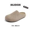 Meias-calças Augusden Muller para Mulheres 2026 Novo Verão Casual Sandálias Fechadas Slip-On de Solado Grosso