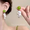 Vacaciones en la Isla~Pendientes Exagerados de Paja con Estrellas de Mar para Mujer 2025 Nuevos Pendientes de Botón Estilo Vacaciones en la Playa junto al Mar