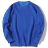 Sudadera de Forro Polar Unisex con Cuello Redondo, Manga Larga, Color Sólido, Estilo Hip-Hop Holgado, Exportación Europea y Americana, Para Primavera y Otoño