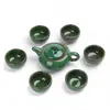Venta al por mayor Juego de Té Kung Fu Colorido Ice Crack Taza de Pez de Cerámica Tetera Creativa Regalo para Actividad Empresarial Impresión