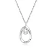 Pulseira Fita de Möbius para Mulheres, Prata de Lei S925, Design de Nicho Estilo Ins, Joia de Pulseira com Pérolas, Presente para Namorada
