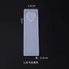 Poppy Molde de Resina de Cristal DIY Caja con Forma de Corazón Colgante Hueco Molde para Marcapáginas Adorno Colgante Molde de Silicona