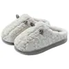 Chinelos de Algodão para Homens, Novo Estilo Outono e Inverno 2026, Casa Interna Espessados Quentes Antiderrapantes Domésticos Chinelos de Pelúcia para Homens