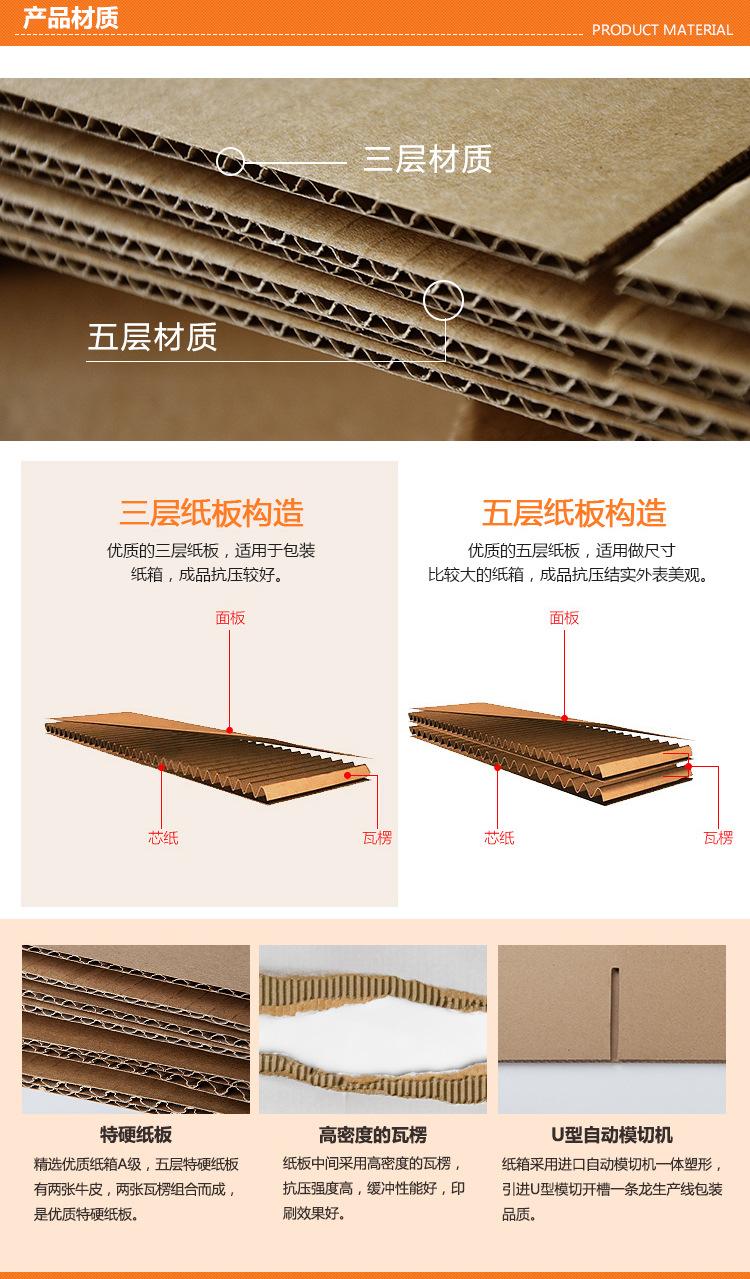 6号打包定做淘宝纸箱子快递包装盒纸盒小纸箱批发五层特硬包装箱