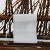 Bolsa de Tela No Tejida de Tamaño Completo con Cordón para Bolsita de Té, Bolsa Filtro para Residuos, Bolsa para Decocción de Medicina, Bolsa para Material Marinado, Bolsa para Medicina Tradicional China, Bolsa para Té Aromático