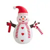 Fábrica de Decoración Inflable Navideña Transfronteriza de 6 pies con Luz LED de Muñeco de Nieve