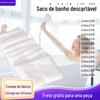 Saco de Banho Descartável Espessado Capa Dupla para Banheira Filme para Barril de Banho Saco Plástico para Barril de Banho de Salão de Beleza Filme para Banho