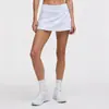 Falda de Tenis Falsa de Dos Piezas para Mujer, Falda Corta Deportiva de Secado Rápido, Antideslizante, Alta Elasticidad, Falda para Yoga, Fitness, Running