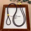 Tienda de Joyería de Cuerda Trenzada Mismo Estilo Cuerda de Joyería de Gama Alta Cordón para Collar Premium con Colgante Chapado en Oro Cordón Colgante Unisex