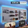 Sala de E-sports painel perfurado prateleira de parede preta mesa de computador painel de parede armazenamento decoração de arte em ferro display Maibao