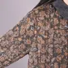 Vestido de Invierno 2026 Estilo Coreano Nuevo de Longitud Media Holgado Artístico Casual Cómodo Acolchado Grueso de Algodón y Lino Floral