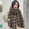 Bufanda para Invierno Estudiantes Chicas de Preparatoria Chicas de Secundaria Sentido Otoño e Invierno Bufanda a Cuadros para Hombres Estilo Japonés Engrosada Cálida