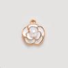 Xiangfeng Pérola Flor Liga Gota Óleo Camélia DIY Jóias Acessórios Material Brincos Pulseira Colar